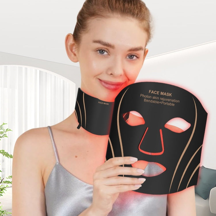 Silicone LED Face Mask for Youthful Glow